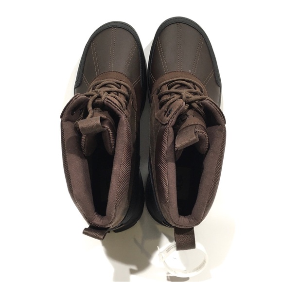 UGG Emmett Duck Boots -Waterproof Snow Boots -Stout Leather -US 10 -NEW - Picture 6 of 7